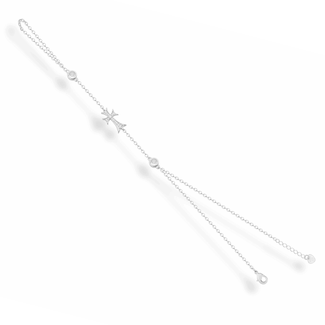 Double Cross Me Hand Chain